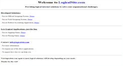 Desktop Screenshot of logicalsite.com