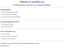 Tablet Screenshot of logicalsite.com